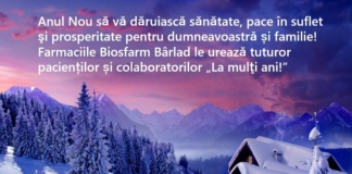 Mesajul Farmaciilor Biosfarm cu ocazia Anului Nou