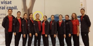Gimnastă de la CSS Bârlad, în cantonament la Izvorani