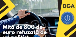Șofer beat la volan, reținut pentru dare de mită