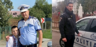 Doi polițiști au salvat o bătrână căzută pe marginea drumului