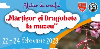 Copiii vor fi învățați să confecționeze mărțișoare la Muzeul Județean