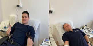 Pompierii vasluieni salvează vieți și donând sânge!