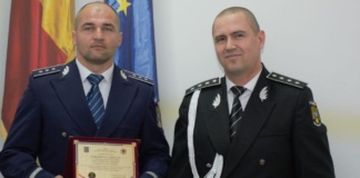 Ionuț-Sebastian Pânzaru, șeful Biroului Pregătire Profesională, desemnat polițiștul anului