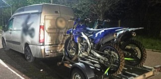 Motocicletă MotoCross Yamaha în valoare de 35 de mii de euro, furată în Italia, oprită la Albița