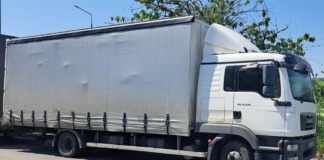 Camion furat din Bulgaria, descoperit la Albița