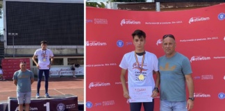 Atletul Dragoș Năstasă, de la CSS Bârlad, campion național la 400 metri