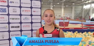 Gimnasta Amalia Puflea, la primul concurs după un an de pauză
