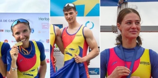 Patru medalii de aur și una de argint pentru vasluieni la Campionatul Balcanic de Canotaj