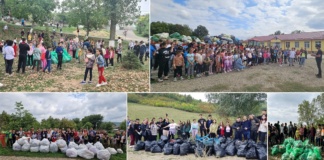 Vasluienii, mii de saci cu deșeuri colectate la curățenia națională