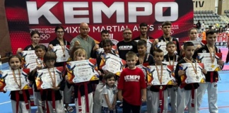 Sportivii „Wazary Dojo” Bârlad au obținut șapte titluri de campion și două de vicecampion național la Cupa României de Semi Kempo