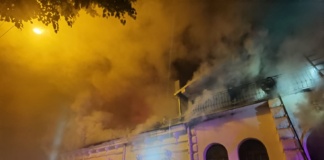 Restaurantul „Podgoriile Hușilor”, monument istoric, distrus de incendiu noaptea trecută