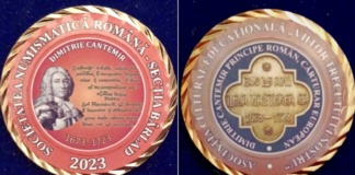 Cărturarul Dimitrie Cantemir, omagiat printr-o medalie comemorativă