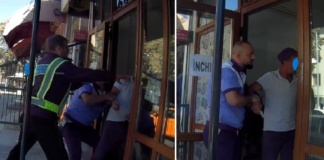 Scandalagiu cu ordin de protecție, prins de polițiști amenințându-și soția