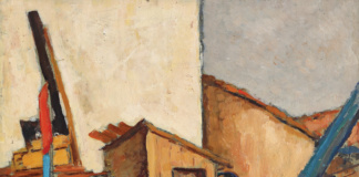 Tabloul „Curte interioară la Mangalia”, al pictorului bârlădean Nicolae Tonitza, estimat la 50.000 de euro