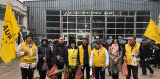 „Cumpărăm de la Români”, campanie AUR în piețele bârlădene