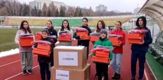 ProSport a donat echipament sportiv de 10.000 de lei copiiilor de la CSS Vaslui, secția de atletism