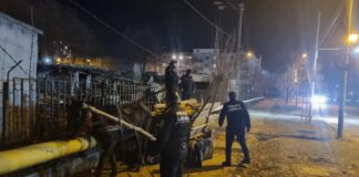 Hoți prinși de polițiștii locali la fostul bazar