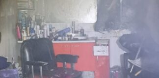 Incendiu într-o frizerie din Bârlad