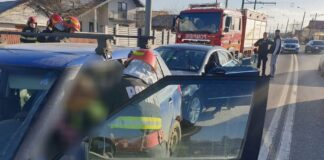 Accident la Moara Grecilor. O femeie a ajuns la spital