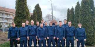 Elevi jandarmi de la Fălticeni, în practică la Inspectoratul de Jandarmi Vaslui