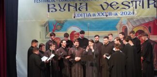 Grupul Psaltic „Sfânta Mare Muceniță Chiriachi” a Episcopiei Hușilor, premiul I la Festivalul Național de Muzică Corală Religioasă Ortodoxă „Buna Vestire”