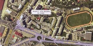 Atenționare pentru șoferii vasluieni! Sens giratoriu provizoriu pe strada Decebal