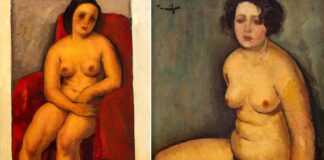 Colecționarii de artă pot cumpăra „Nud în fotoliu roșu”, cel mai valoros tablou de la Licitația de primăvară a Galeriilor Artmark: 120.000 de euro!