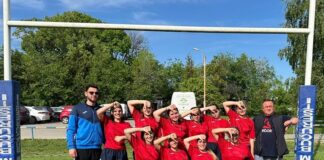Rugbistele Bârladului, pe primul loc la etapa desfășurată la București