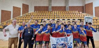 LPS Vaslui este noua campioană a României la handbal masculin, juniori III!