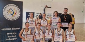 Jucătoarele din Bârlad, pe podium la Campionatul Regional de Baschet Moldova U16