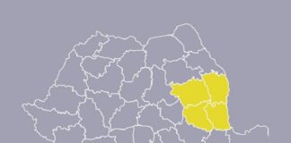 Județul Vaslui, sub cod galben de ploi torențiale și grindină!