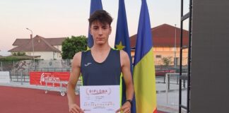 Atletul Dragoș Năstasă, argint la Campionatul Național de Seniori, U23 și U20
