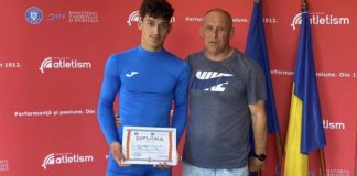 Atletul Flavius Cazacu, dublu medaliat cu bronz la Campionatul U16