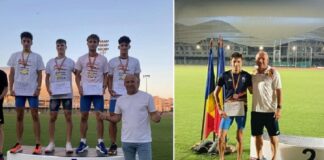 Atleții CSS Bârlad, două titluri de campioni naționali U20 la ștafetele de 4×400 metri și unul de vicecampion la 400 metri