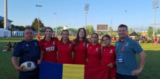 Cinci rugbiste U18 din Bârlad, pe locul al patrulea cu România 7s la Campionatul European