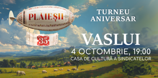 Ansamblul „Plăieșii”, la Vaslui, pe 4 octombrie. Spectacol la Casa de Cultură