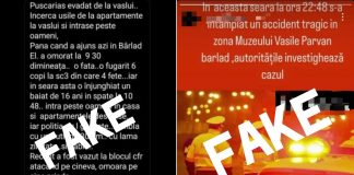 Poliția dezminte informațiile online false cu privire la crime și infracțiuni comise în Vaslui și Bârlad!