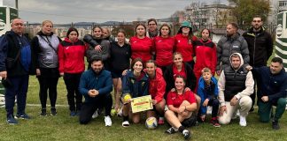Echipa de rugby feminin a Bârladului, argint la Cupa României AIR