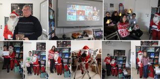 Micii astronomi bârlădeni au fost vizitați, și în acest an, de Moș Crăciun