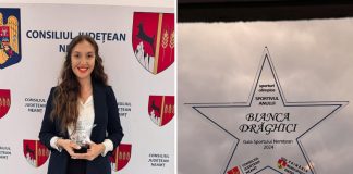 Canotoarea Bianca Elena Drăghici, declarată sportiva anului la Gala Sportului Nemțean 2024