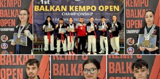 Sportivii „Wazary Dojo” Bârlad, de neoprit la ediția I a Campionatului Balcanic de Kempo!