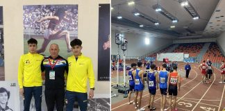 Atleții Dragoș Năstasă și Flavius Cazacu, la milimetru de podium la Campionatul Balcanic de Sală U20