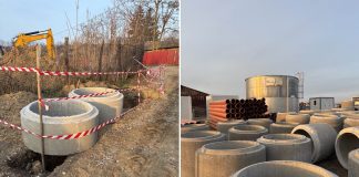 Au început lucrările de extindere a rețelei de canalizare din comuna Vinderei