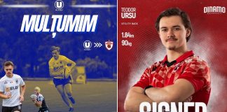 Rugbistul Teodor Ursu, transferat de la CS Universitatea ELBI Cluj la Dinamo București
