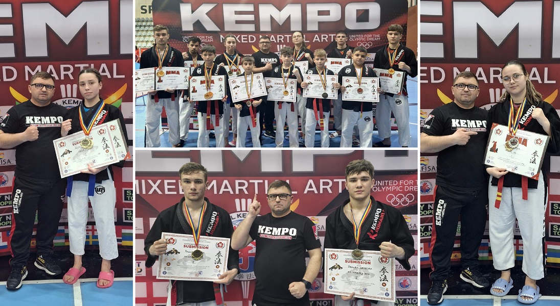 Cei de la Clubul „Wazary Dojo” din Bârlad domină Campionatele Naționale de Kempo Submission