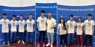 Trei atleți CSS Bârlad, șapte medalii de aur la Campionatul Național U20