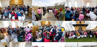 Episcopia Hușilor a dat startul campaniei „Împreună aducem Lumină în suflete!” Până acum a bucurat peste 650 de copii și vârstnici