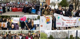 Peste 2.300 de persoane au luat parte la Marșul anti-avorturi de la Bârlad