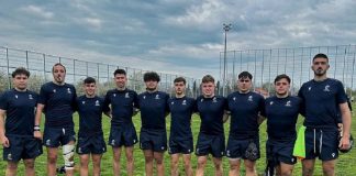 România U18, cu zece bârlădeni, victorie în fața echipei italiene Rugby Calvisano U18