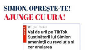 USR către fostul candidat: „Simion, oprește-te! Ajunge cu ura!”